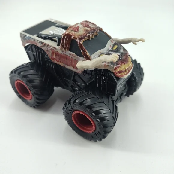 Monster Truck Toy with Zombie Design - Black and Red - Picture 6 of 7